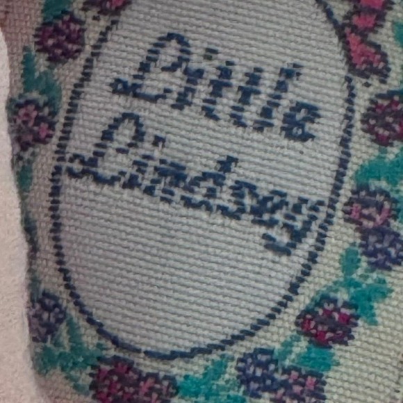 Vintage Little Lindsey Pink 6 9 Months Baby Girls Dress White Peter Pan Collar - Picture 5 of 5